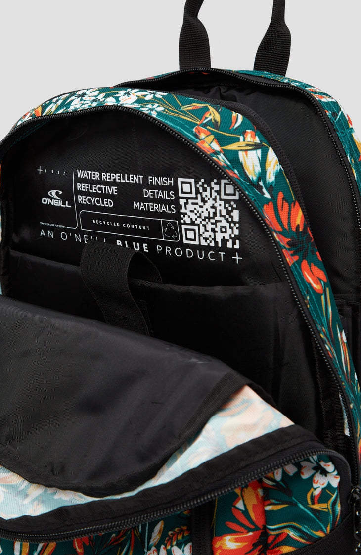 Wedge Rucksack | Flower Wall