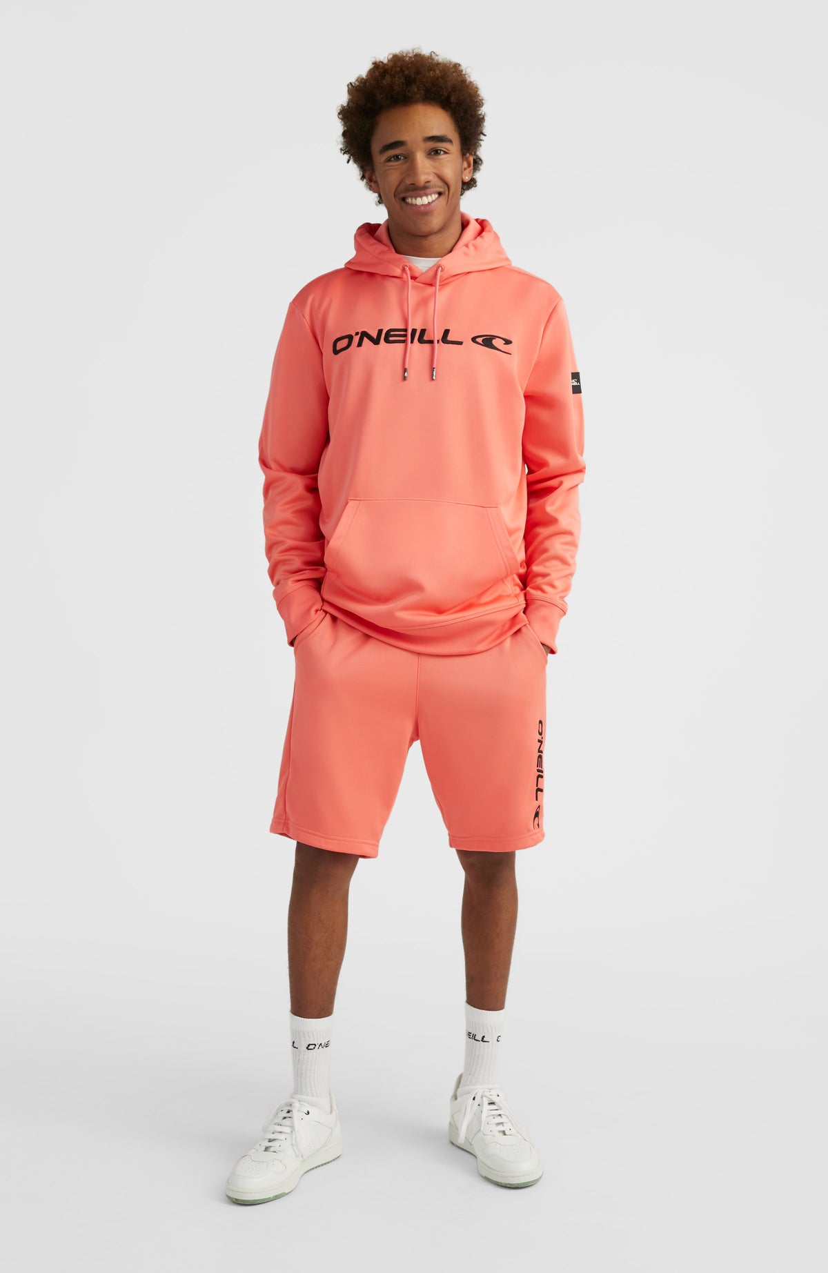 Rutile Fleece-Hoodie | Georgia Peach