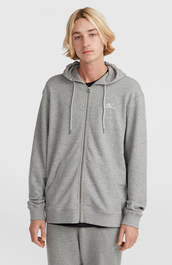 O'Neill Small Logo Kapuzenjacke mit Reißverschluss | Silver Melee