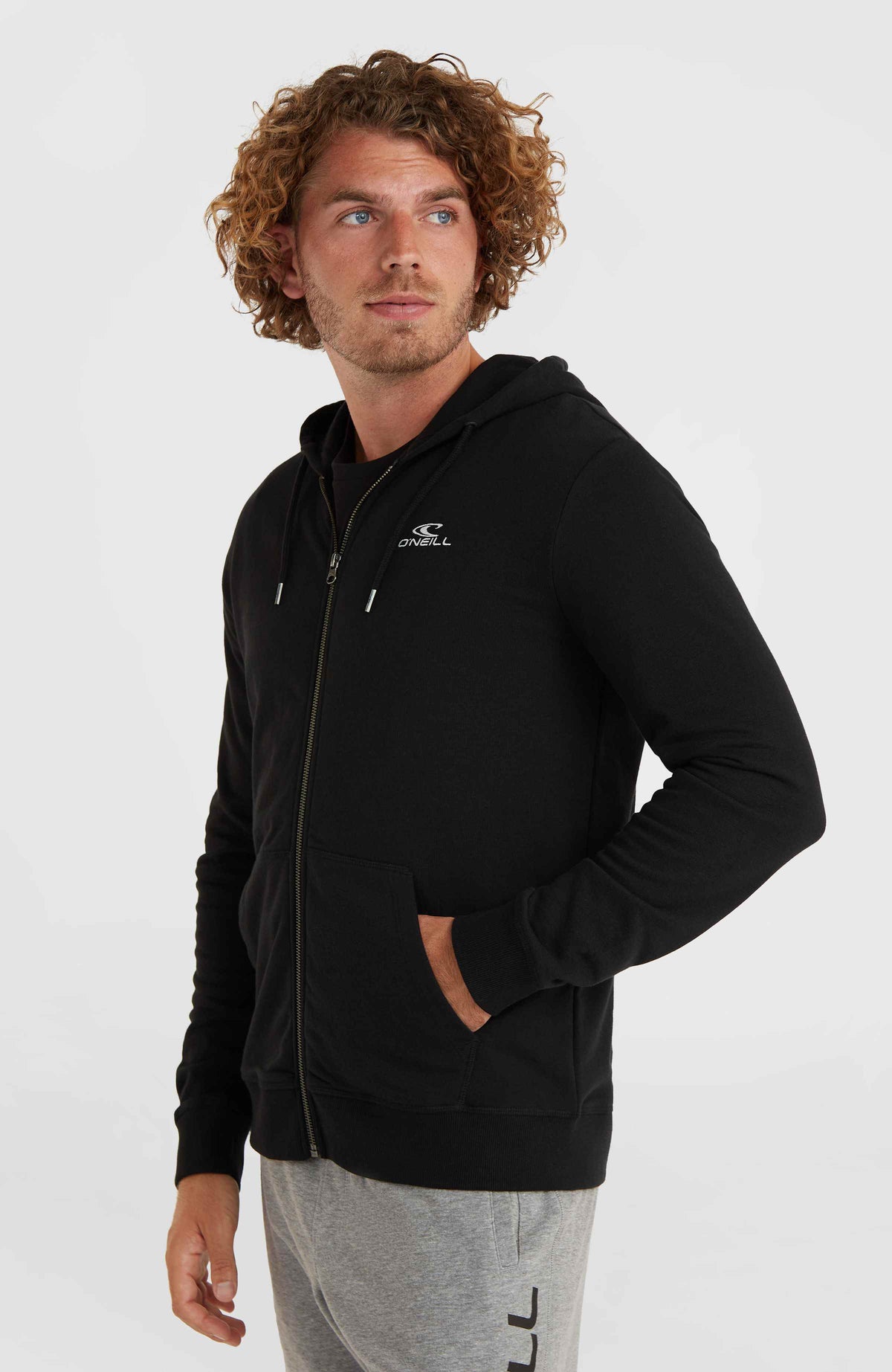 O'Neill Small Logo Kapuzenjacke mit Reißverschluss | Black Out