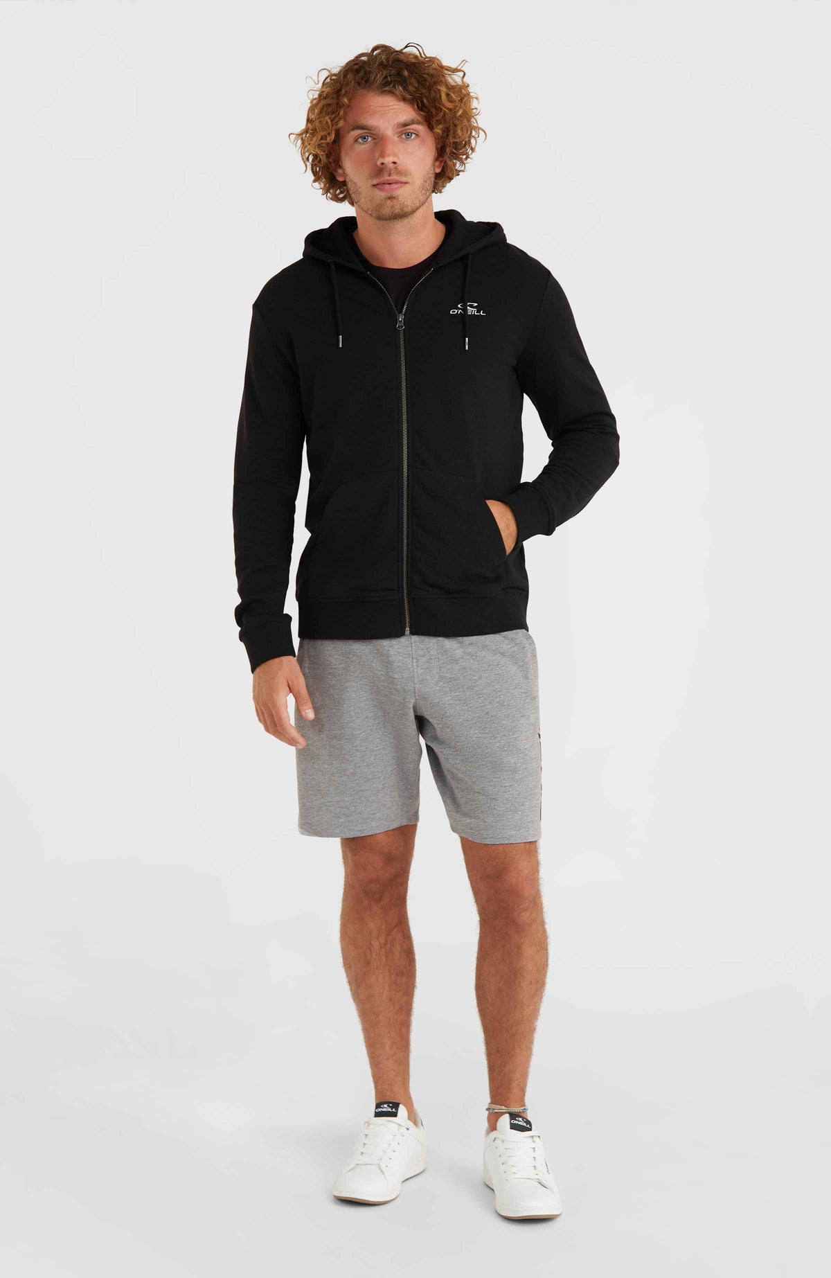 O'Neill Small Logo Kapuzenjacke mit Reißverschluss | Black Out