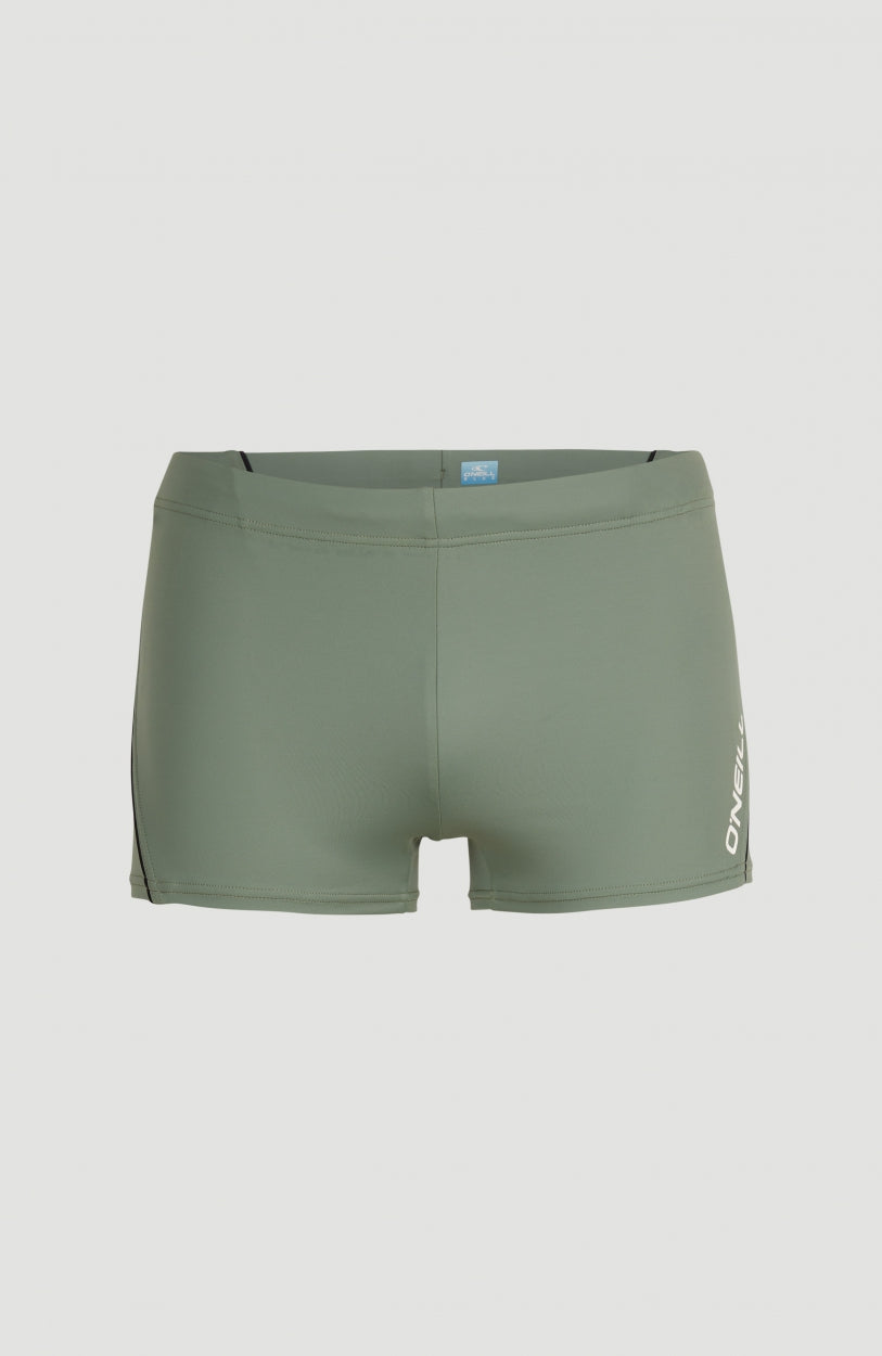 Solid Badehose | Deep Lichen Green