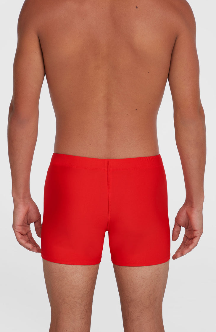 Essentials Racer Badehose | High Risk Red
