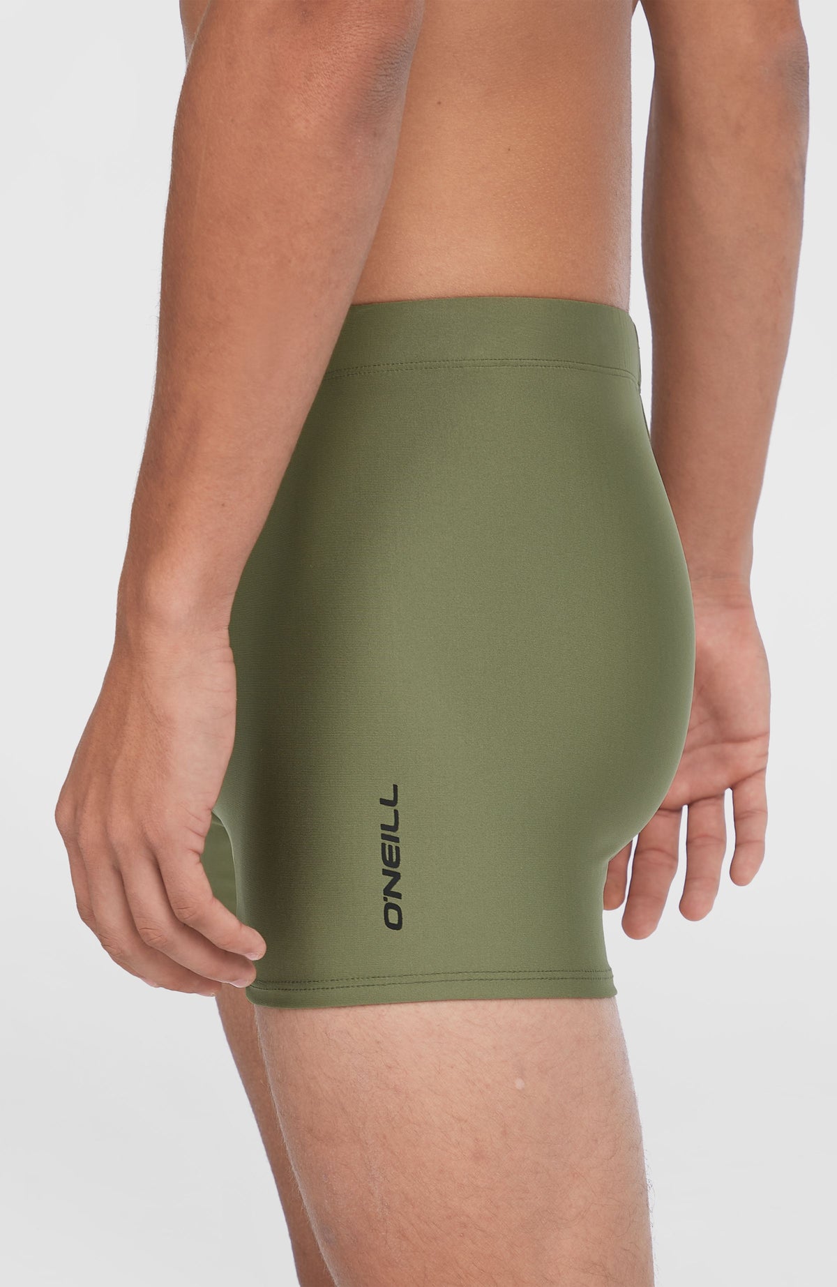 Essentials Racer Badehose | Deep Lichen Green