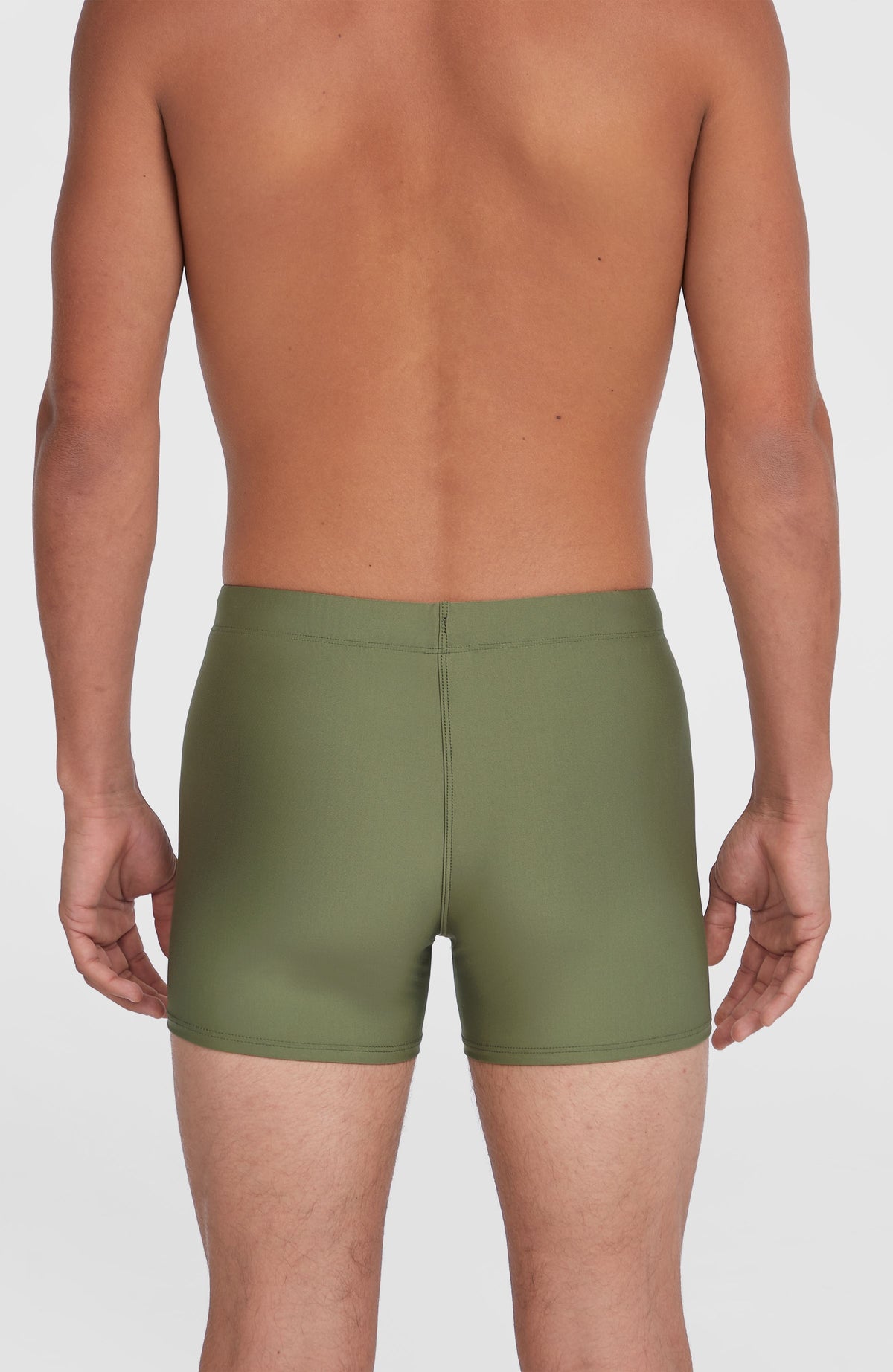 Essentials Racer Badehose | Deep Lichen Green