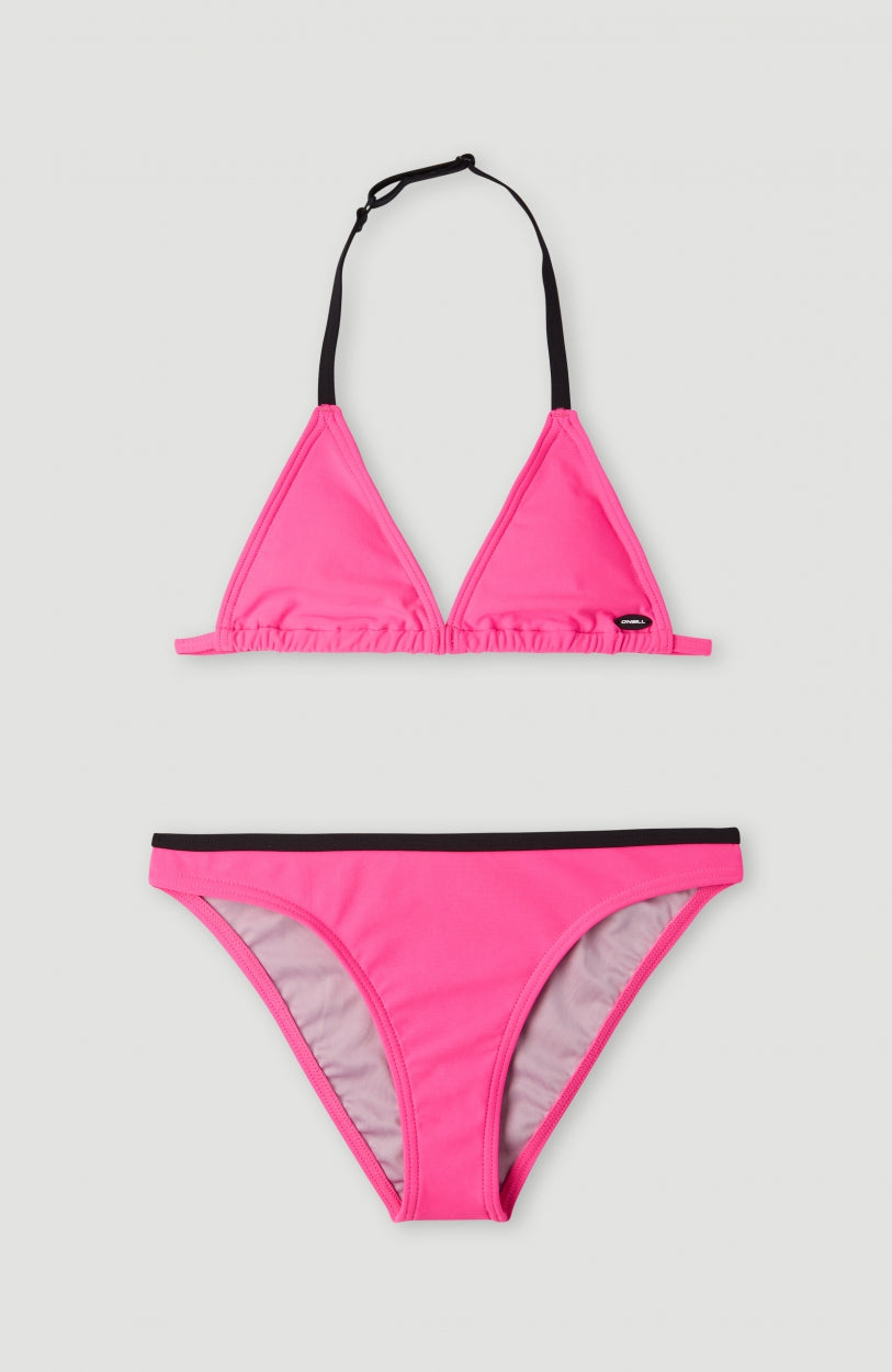 Essentials Triangel-Bikini-Set | Rosa Shocking