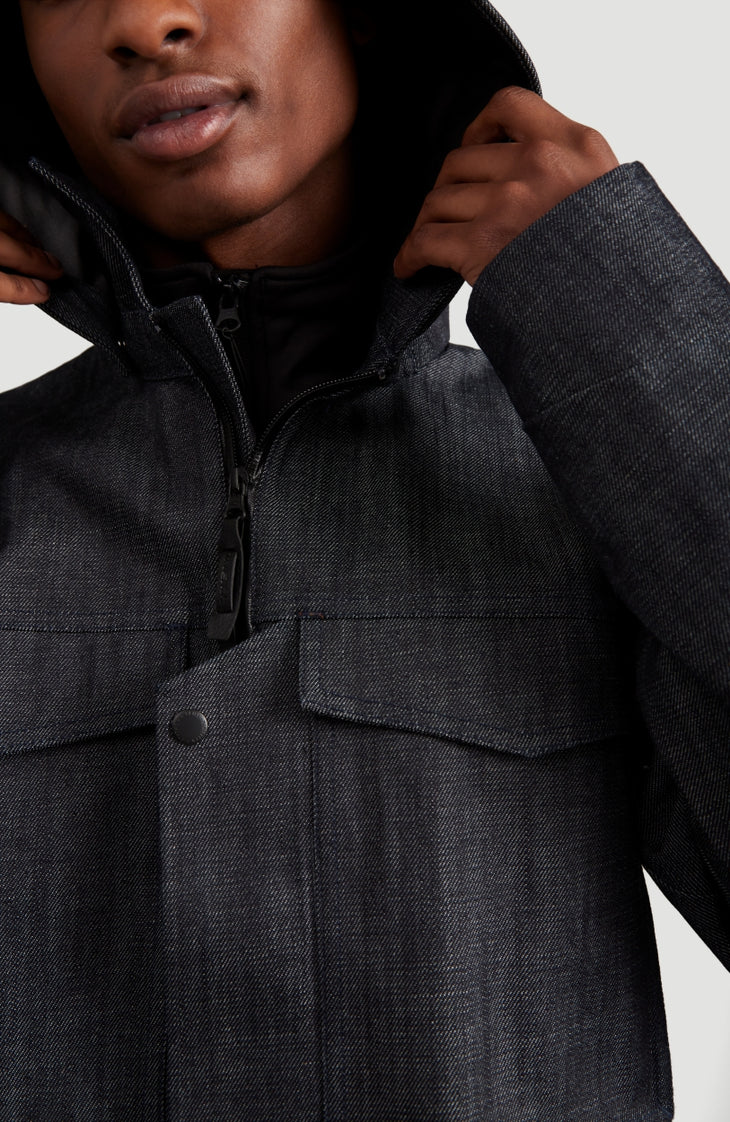 GORE-TEX Denim Kickstart Snow Jacket | Ink Blue -A
