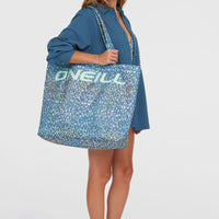 Coastal Print Tote Bag | Yellow Animal Blur