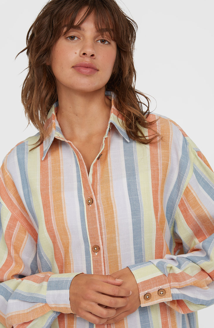 Beach Vintage Longbluse | Vintage Stripe