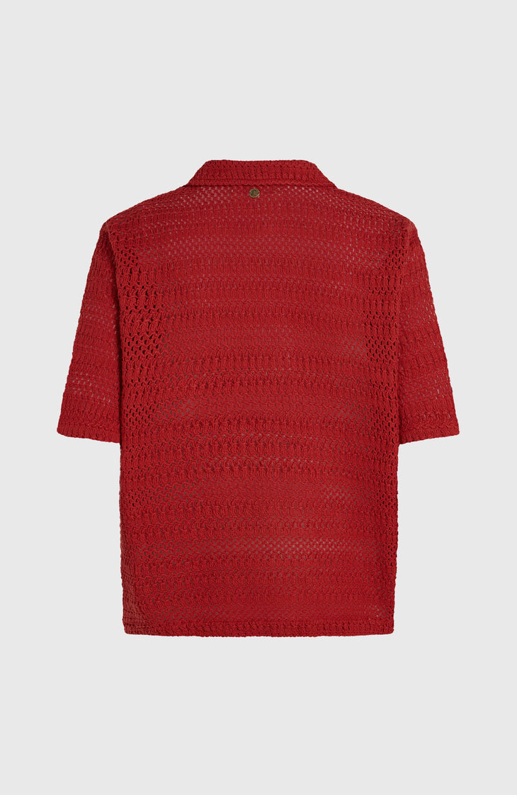 O'Riginals Häkelbluse | Midnight Poppy