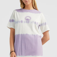 Women Of The Wave T-Shirt Kleid | Purple Tie Dye