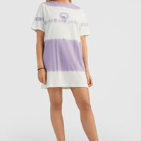 Women Of The Wave T-Shirt Kleid | Purple Tie Dye