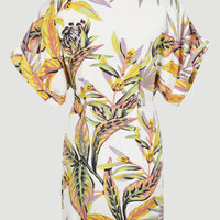 Oliana Wickelkleid | White Tropical Flower