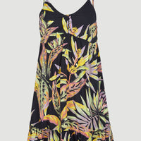 Malu Strandkleid | Black Tropical Flower