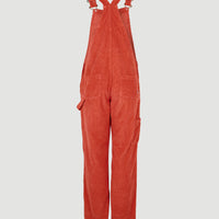 CORD DUNGAREE | Red Orcher