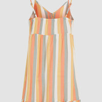 Malu Beach Kleid | Orange Multistripe