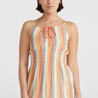 Quorra Maxikleid | Orange Multistripe