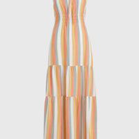 Quorra Maxikleid | Orange Multistripe