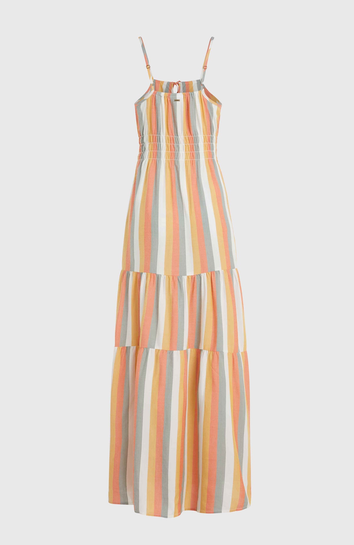 Quorra Maxikleid | Orange Multistripe