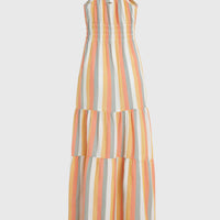 Quorra Maxikleid | Orange Multistripe