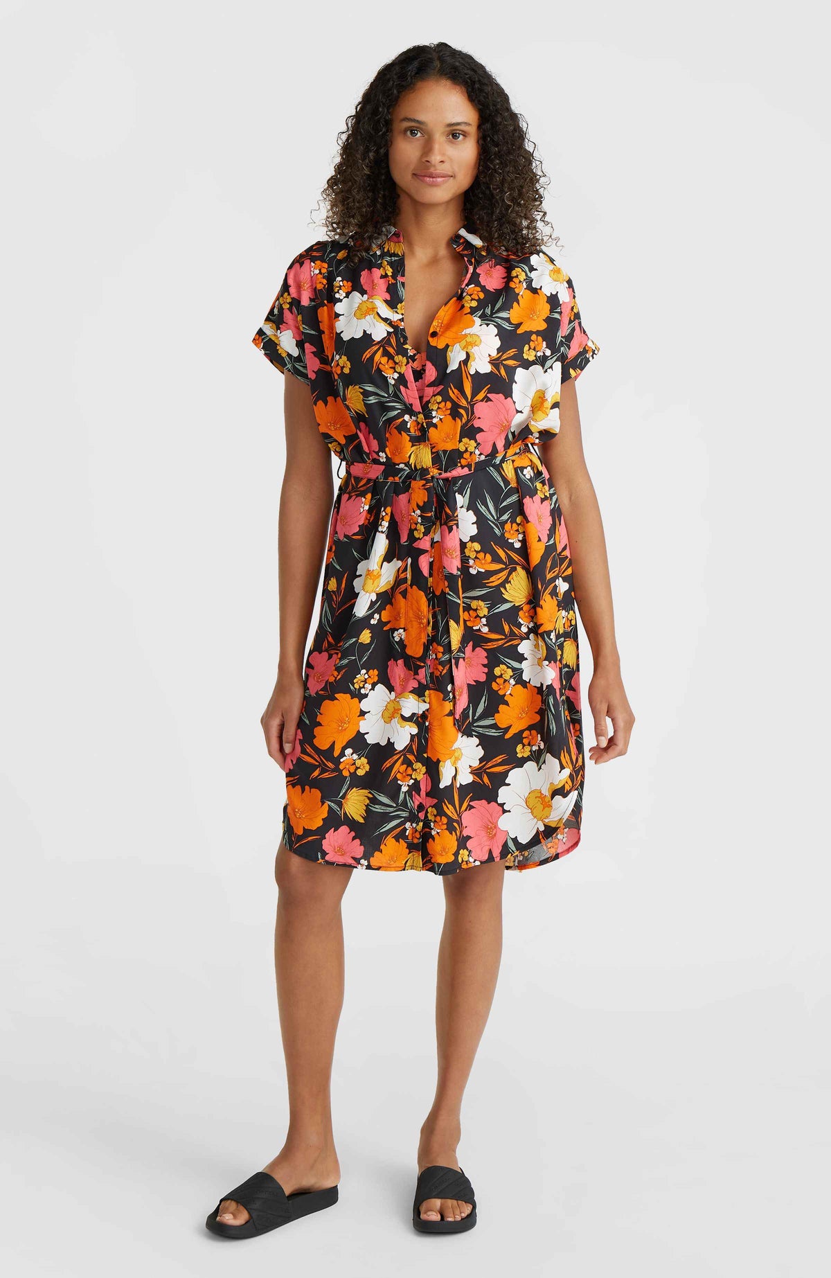 Cali Beach Hemdkleid | Black Bluemchen