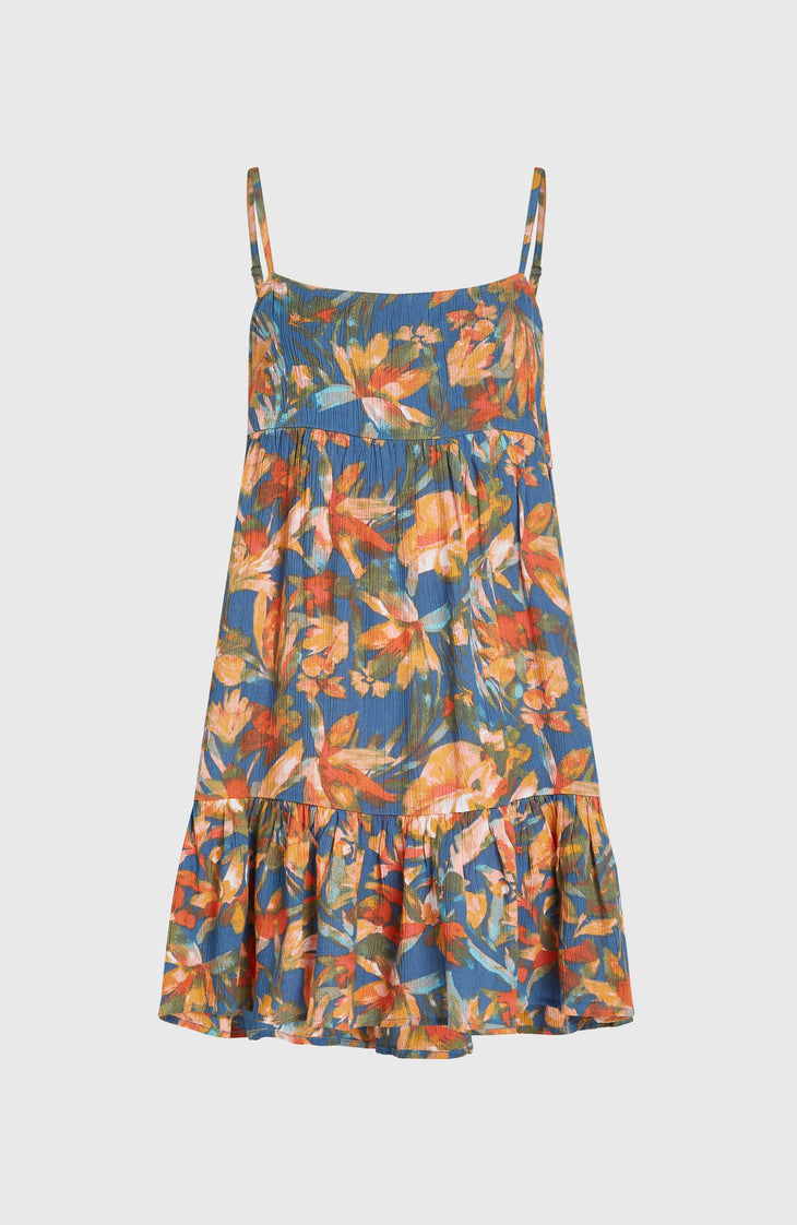 Rilee Kurzkleid | Blue Painted Tropics