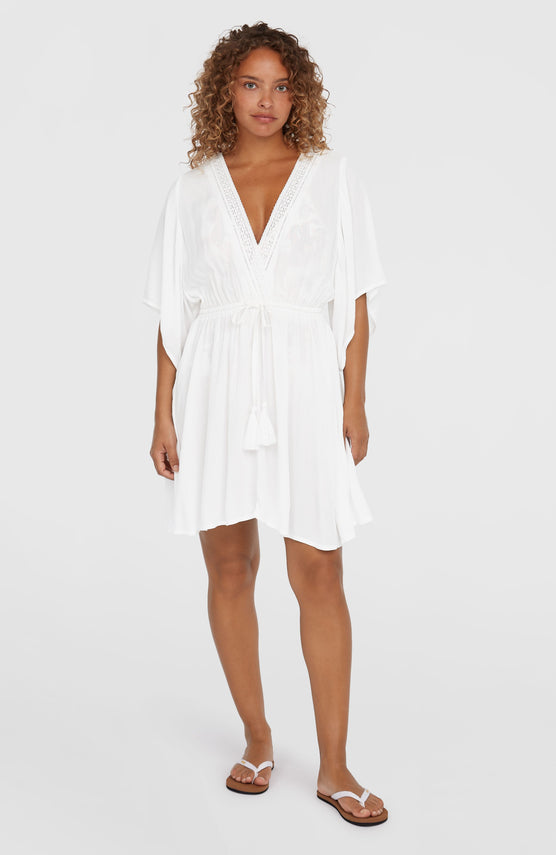 Essentials Cover Up Kleid | Snow White