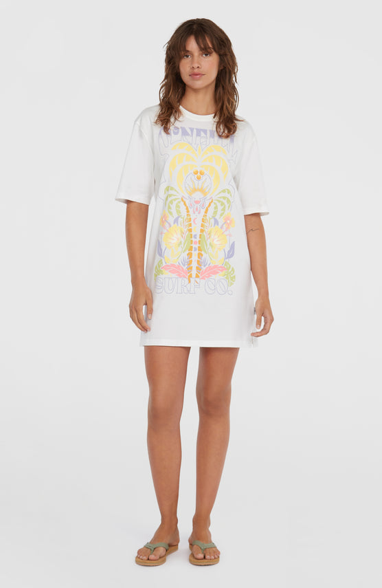 Beach Vintage T-Shirt-Kleid | Snow White