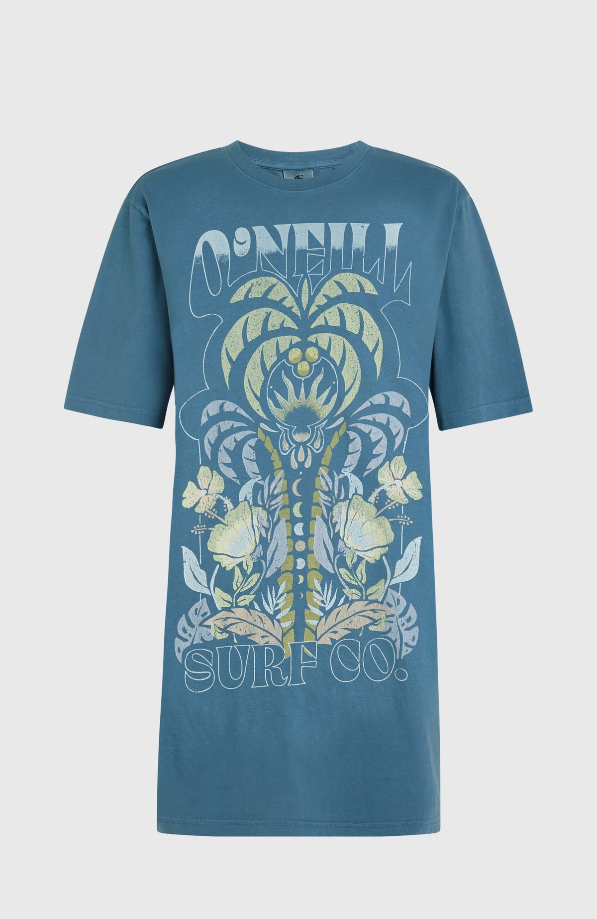 Beach Vintage T-Shirt-Kleid | Copen Blue