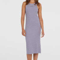 Jess Midi-Rippkleid | Purple Yarn Dye Stripe