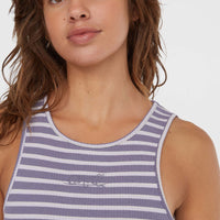 Jess Midi-Rippkleid | Purple Yarn Dye Stripe