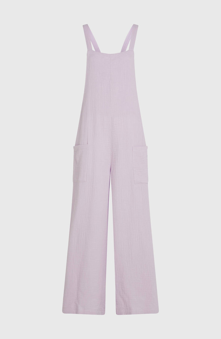 Strukturierte Brenda Latzhose | Pale Lavender