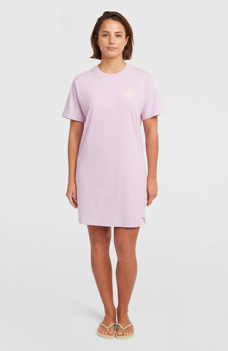 Women of the Wave T-Shirt-Kleid | Pale Lavender