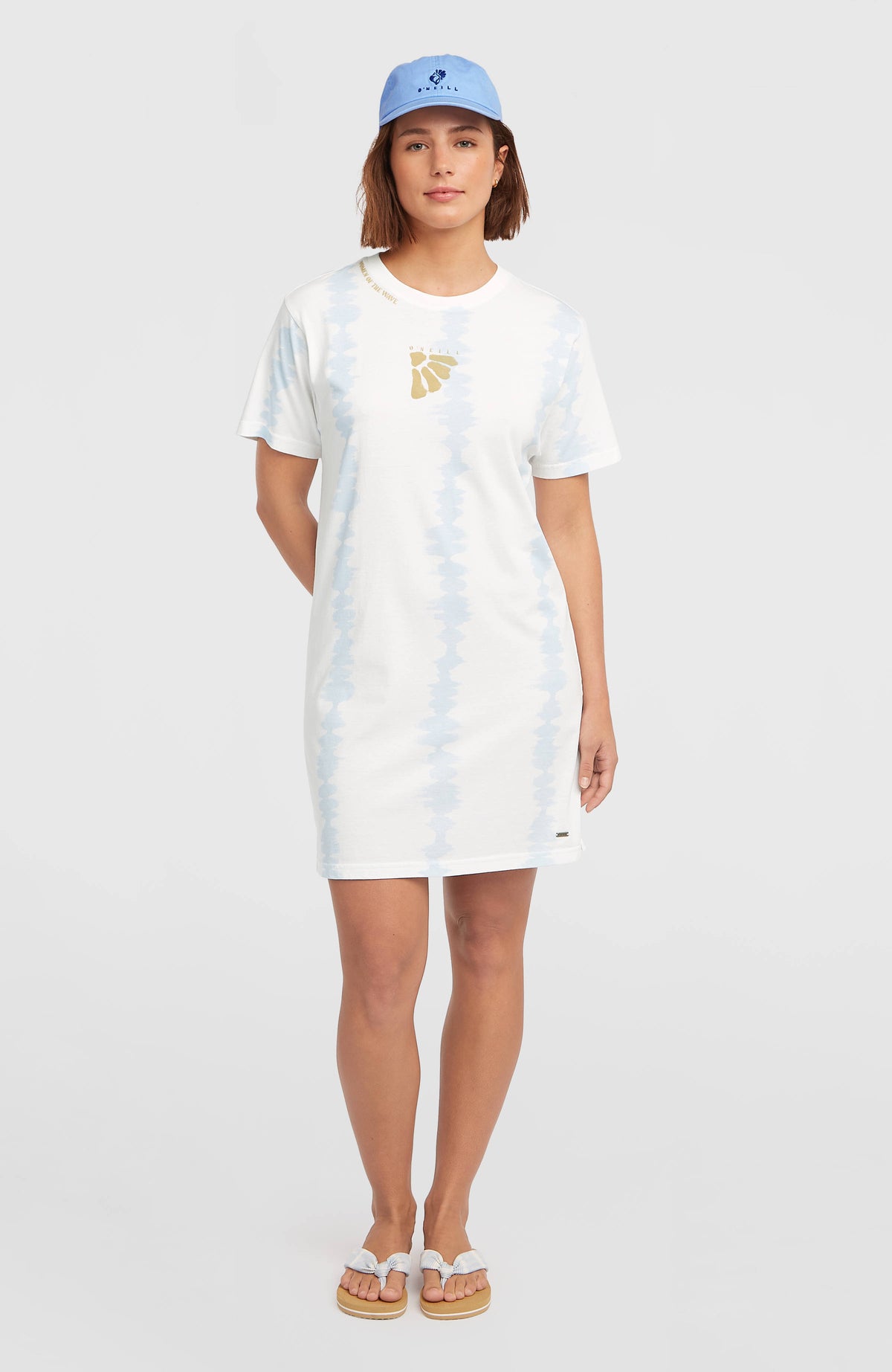 Women of the Wave T-Shirt-Kleid | White TDTee