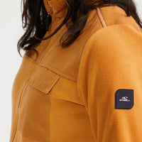 Utility Fleecejacke | Rich Caramel