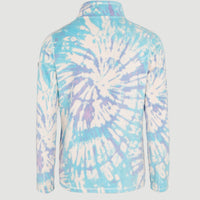 Clime Printed Fleecejacke | Pink Tie Dye