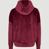 Velours Fleece-Hoodie | Windsor Wine