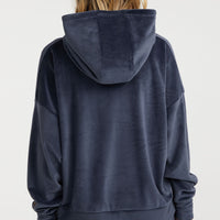 Velours Fleece-Hoodie | Outer Space