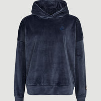 Velours Fleece-Hoodie | Outer Space