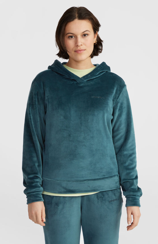 Velour Fleece-Hoodie | Alma Steel