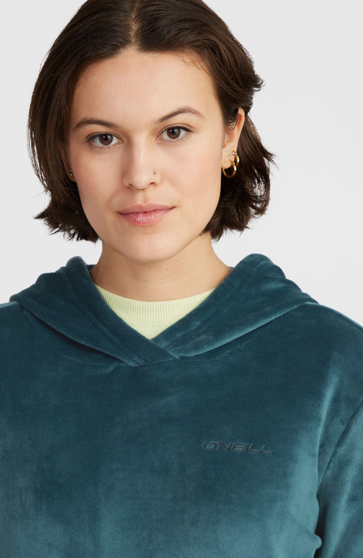 Velour Fleece-Hoodie | Alma Steel