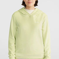 Velour Fleece-Hoodie | Lime Wash