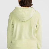 Velour Fleece-Hoodie | Lime Wash