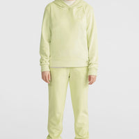 Velour Fleece-Hoodie | Lime Wash