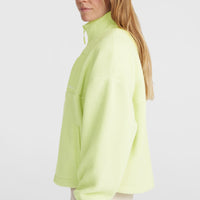 Flauschige Fleecejacke mit Reißverschluss | Lime Wash