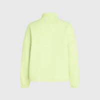 Flauschige Fleecejacke mit Reißverschluss | Lime Wash