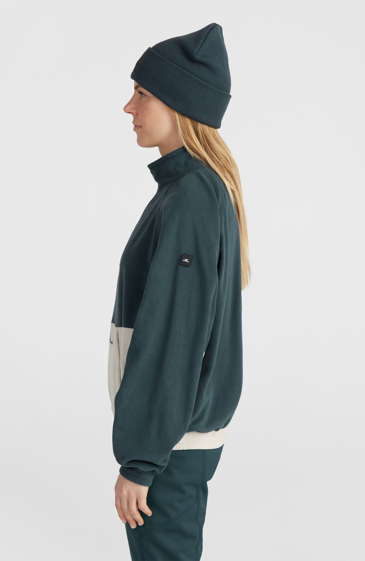 O'Riginals Polartec® 100 Fleecepullover mit Halbreißverschluss | Alma Steel Colour Block