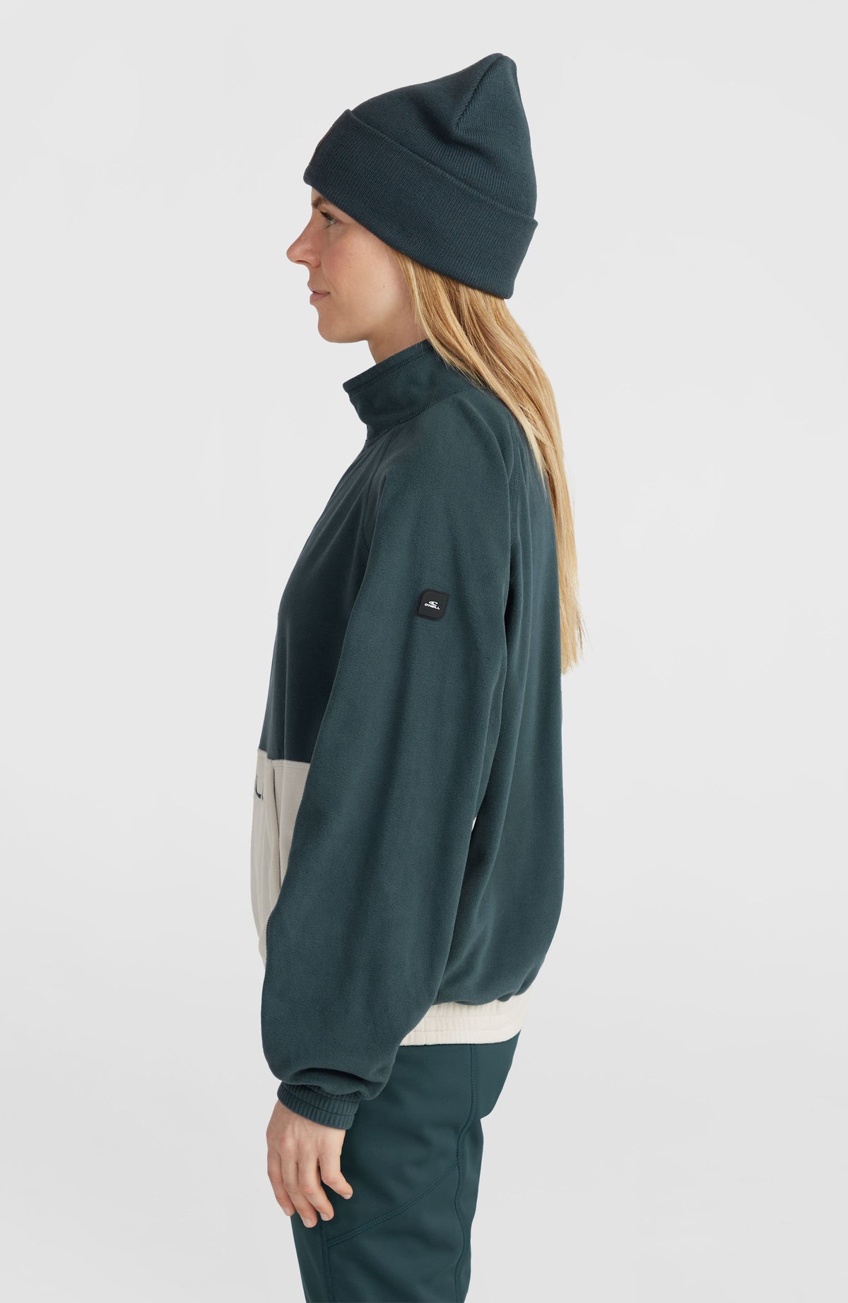 O'Riginals Polartec® 100 Fleecepullover mit Halbreißverschluss | Alma Steel Colour Block