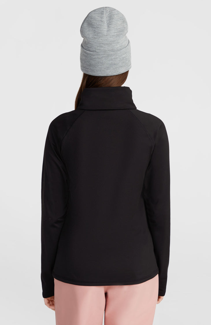 Hydrowick Fleecepullover mit Halbreißverschluss | Black Out