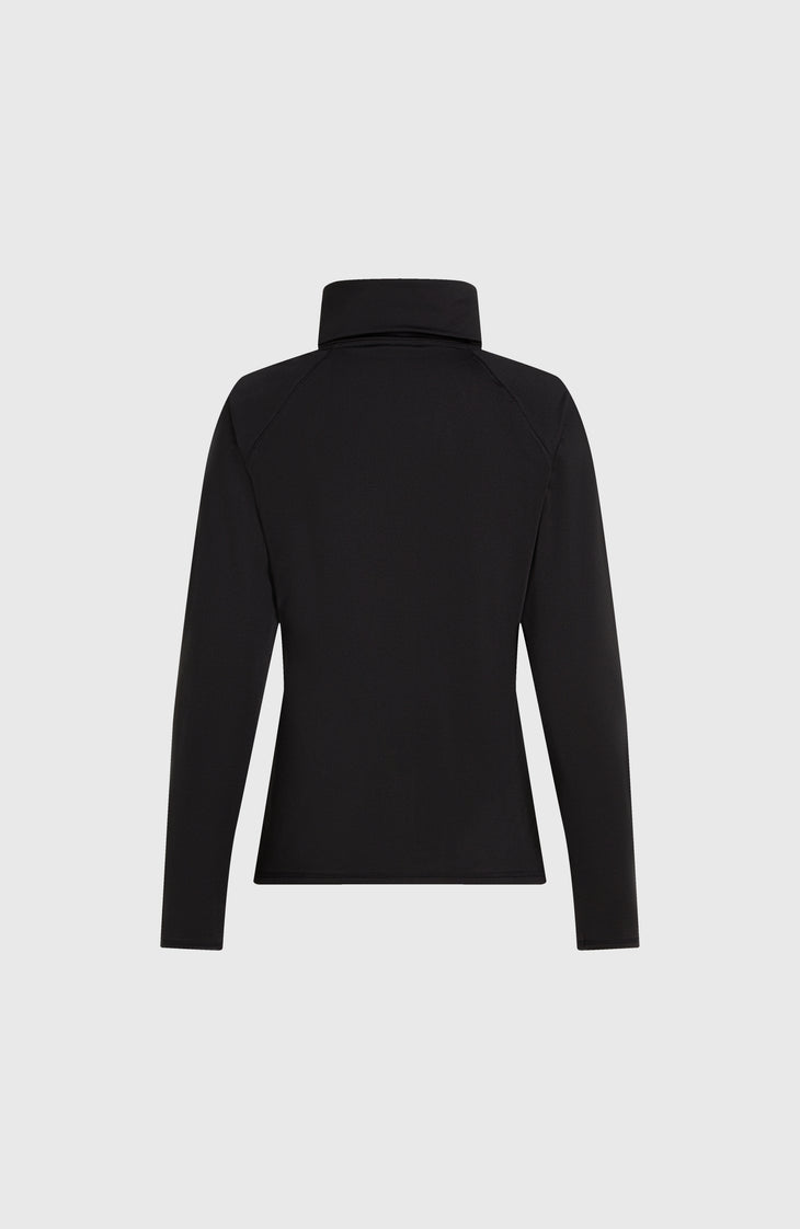 Hydrowick Fleecepullover mit Halbreißverschluss | Black Out